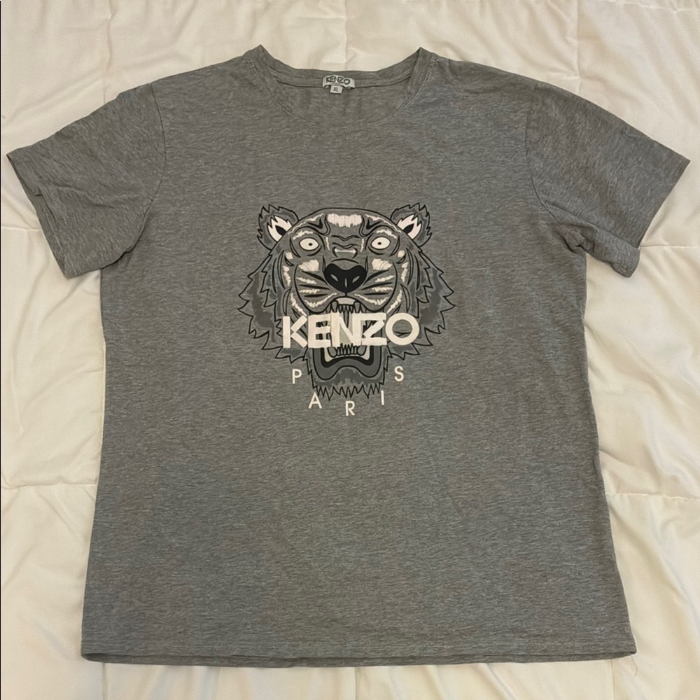 KENZO Classic Tiger T-Shirt Gray Size XL